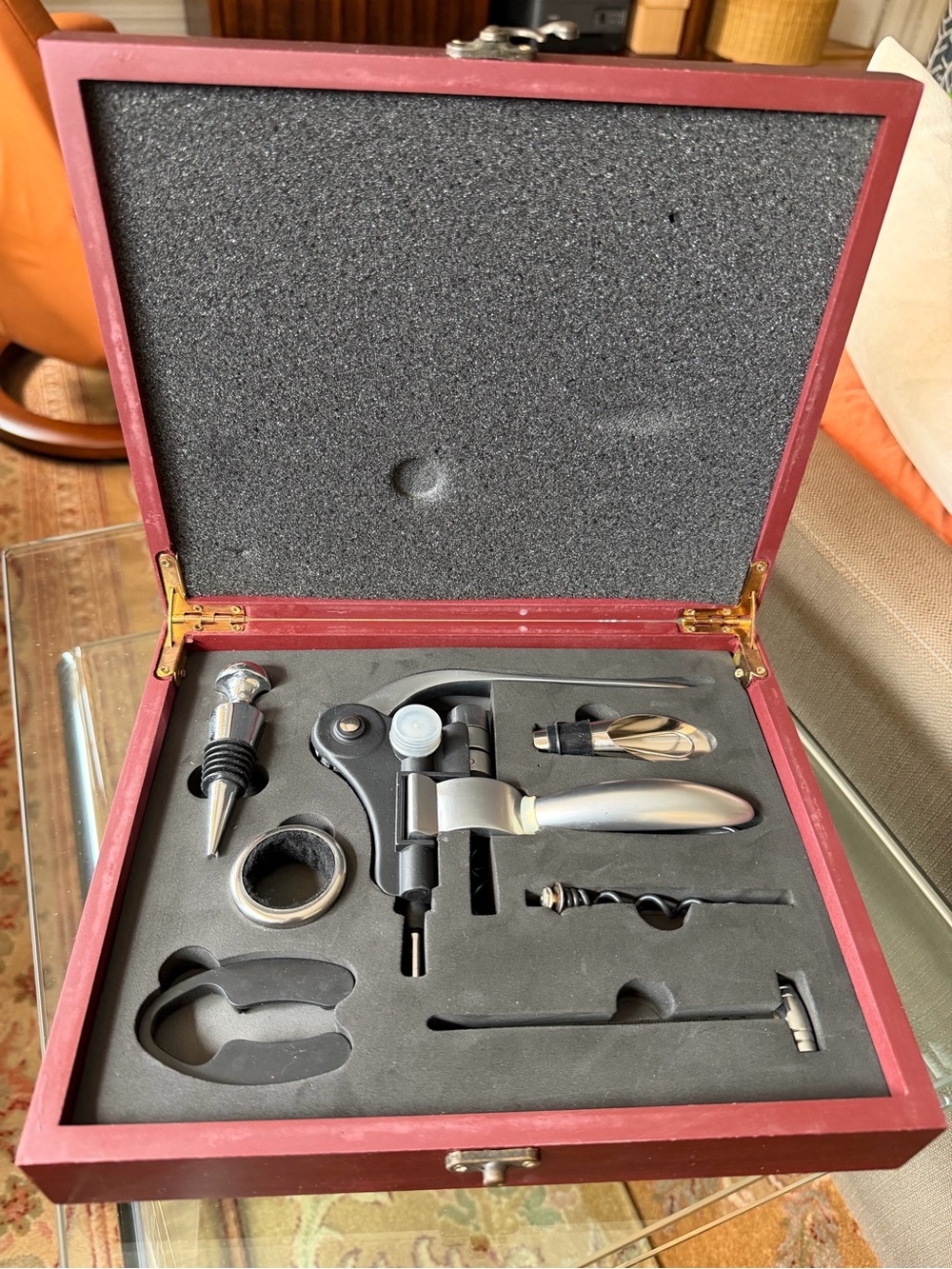 NIB Wine Opener Set Wood Box Nikon Jones Beach
Theater VIP Concert Memorabilia